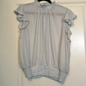 Ann Taylor Factory top with high neck and elastic waist size XL